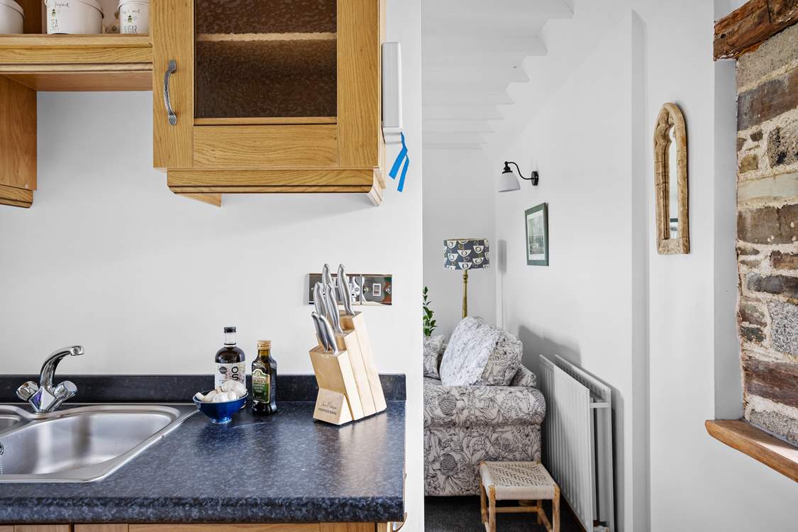 The living accommodation has a semi open plan feel.