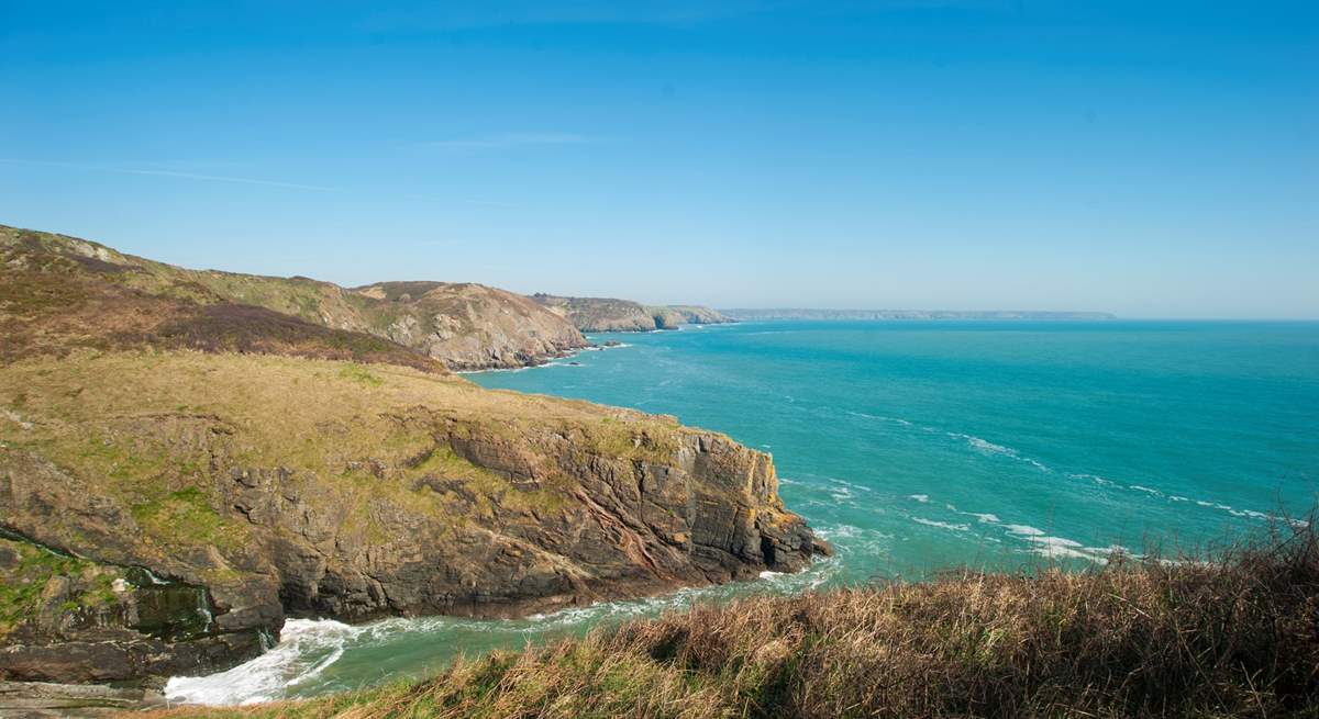 Pick up the coastal path a few minutes walk away.