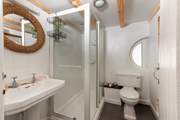 The shower-room on the upper ground floor.