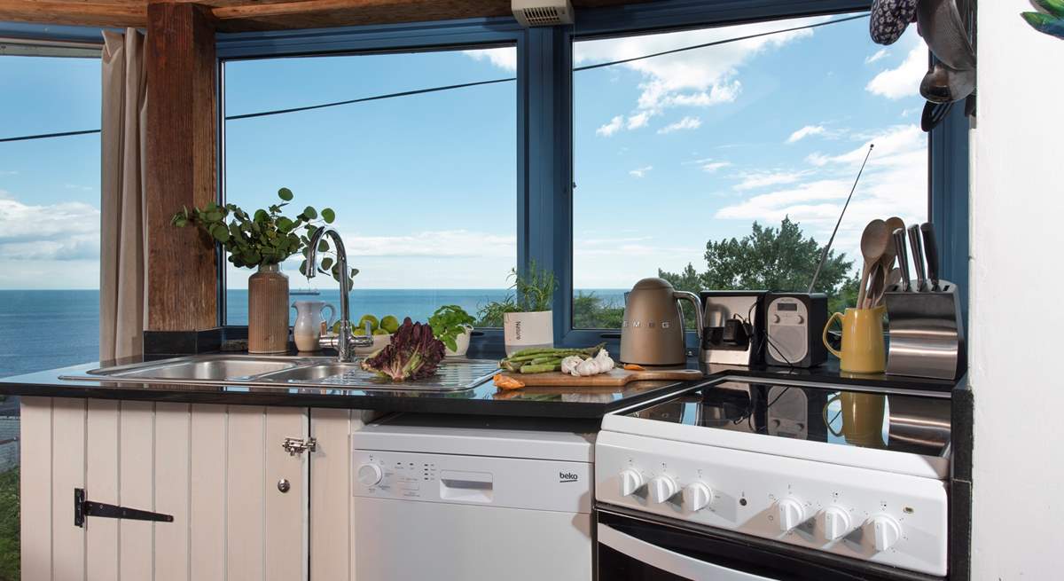 Let the seascape inspire you, you can pick up the coastal path nearby.