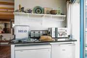 The kitchen is fantastically equipped for a seaside feast.