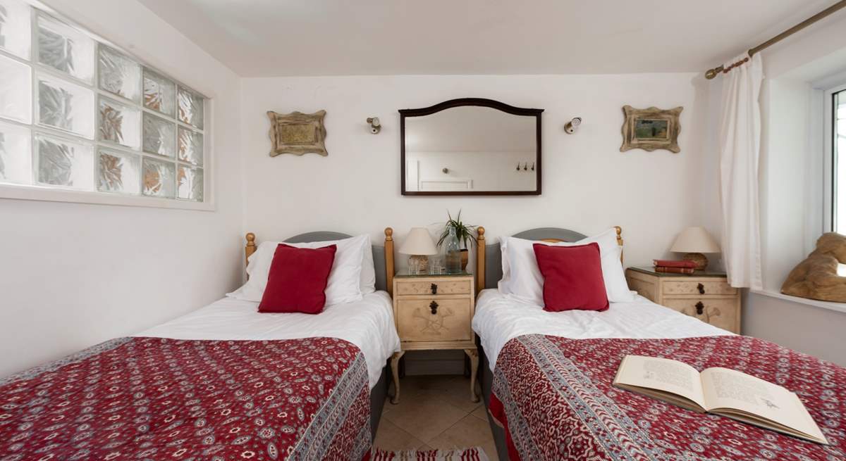 Bedroom 3 is a lovely twin.