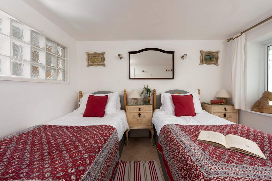 Bedroom 3 is a lovely twin.