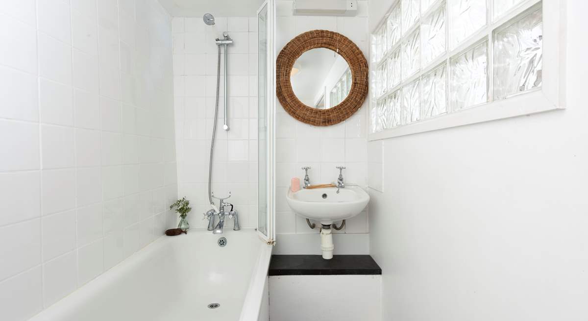 The en suite bathroom to bedroom 3.
