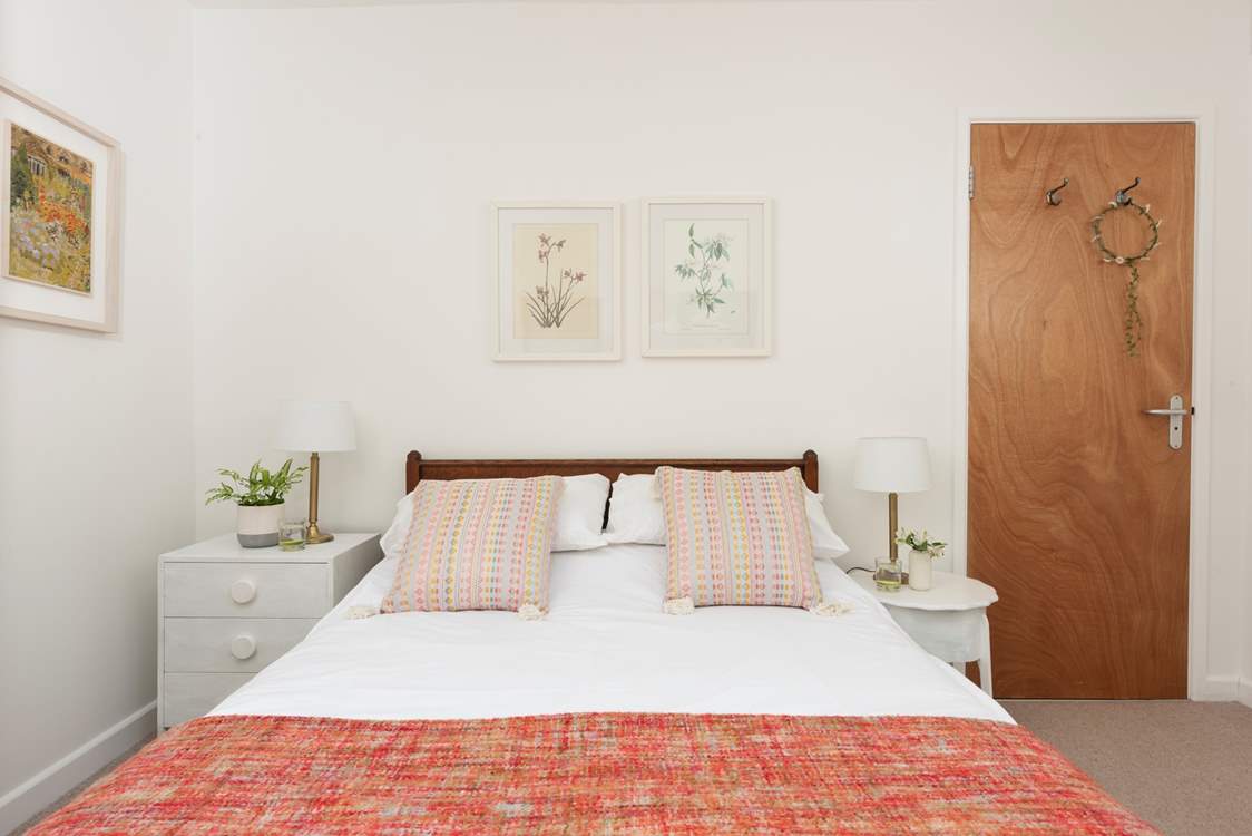 Bedroom 2 is a sweet double.