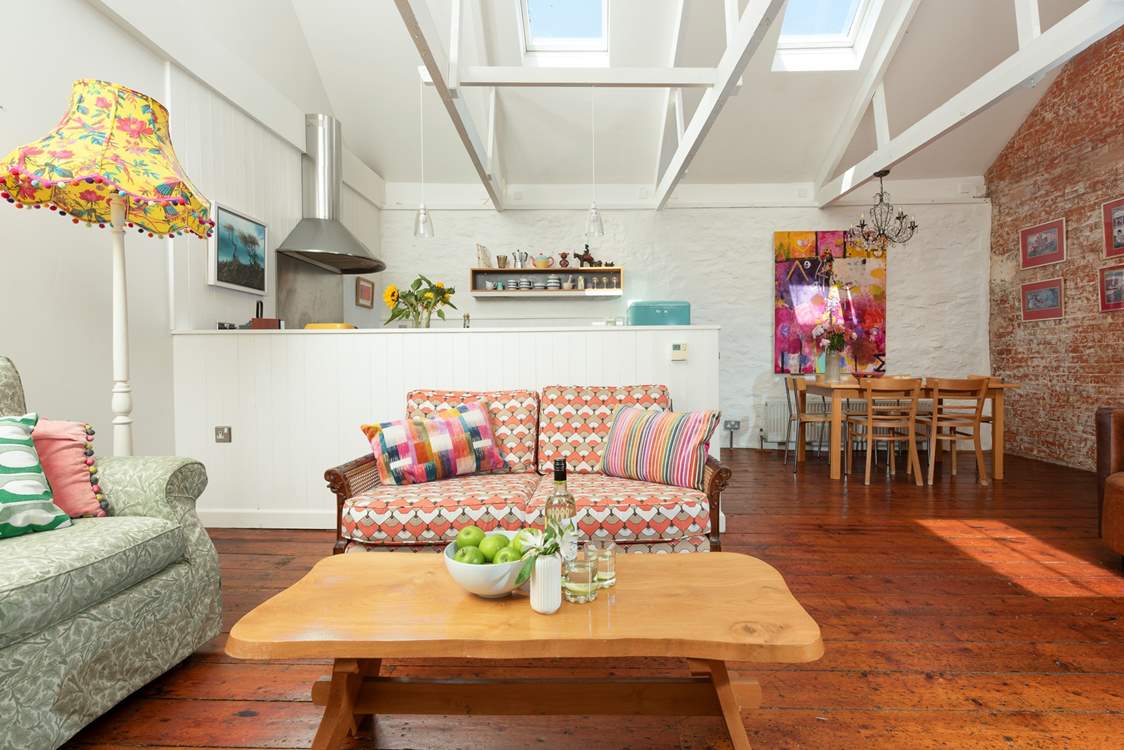 Bursts of colour everywhere shows the personality of this property.