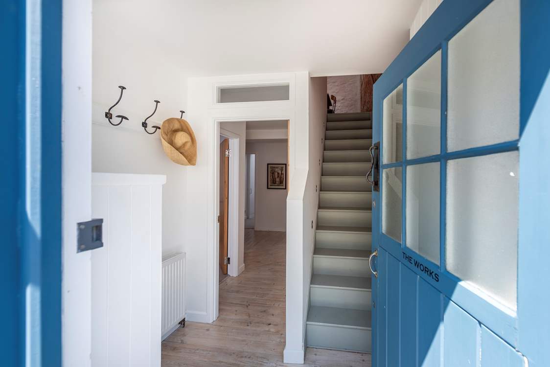 The Works is a reverse level property with bedrooms on the ground floor.  Please take care with small children as the stairs are not carpeted.