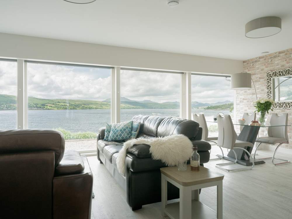 Cosy up on the large comfy sofas and watch the clouds roll by.