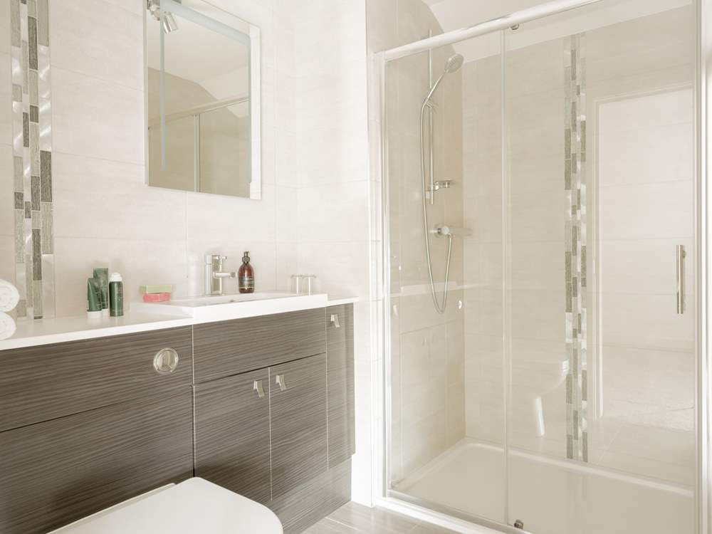 The shower is a great size and just the place to relax after a day exploring.
