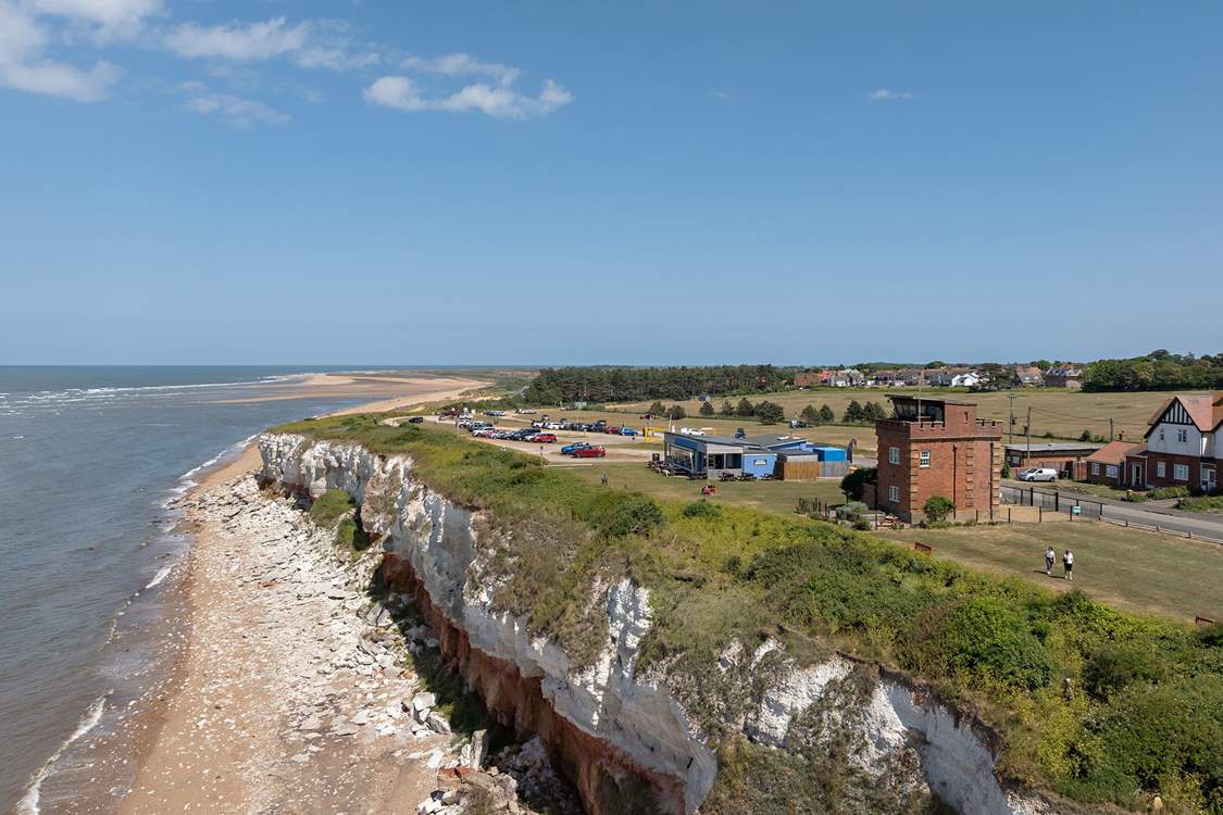 Set back from the iconic striped cliffs these views are not to be missed!