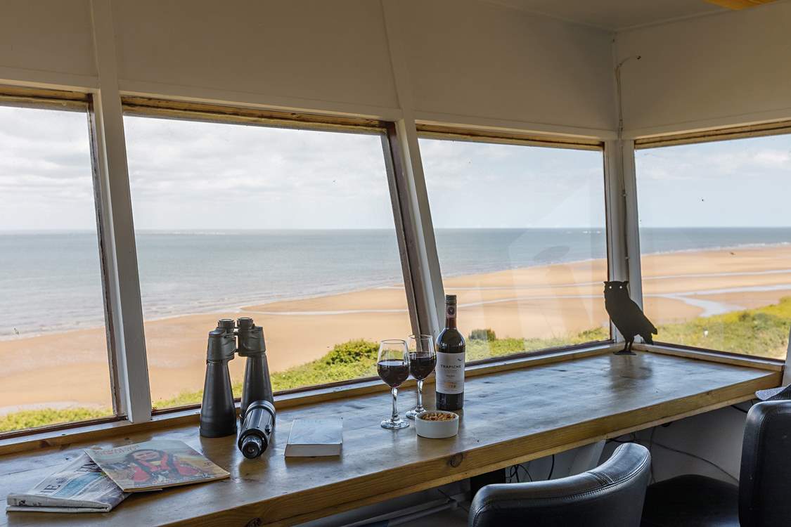 Stunning views of the changing tides from the tower over The Wash and towards Holme-next-the-Sea.