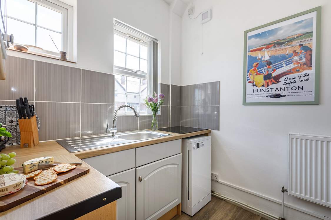 Plenty of mod-cons in the ground floor kitchen.
