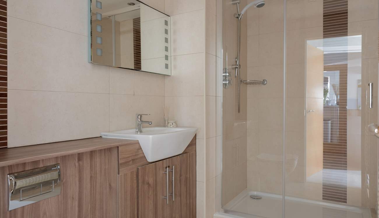 One of the en suite shower-rooms.