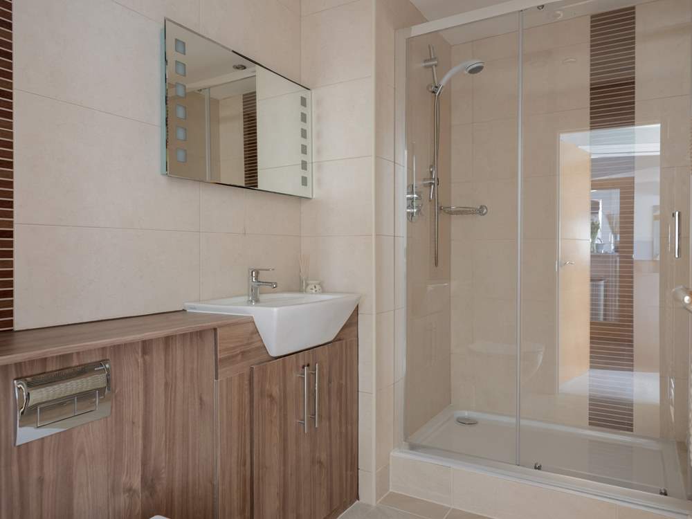 One of the en suite shower-rooms.