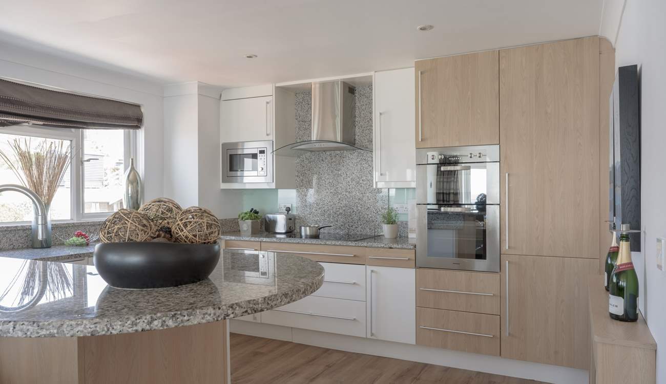 Enjoy the views whilst cooking up a family feast in the fully equipped kitchen.