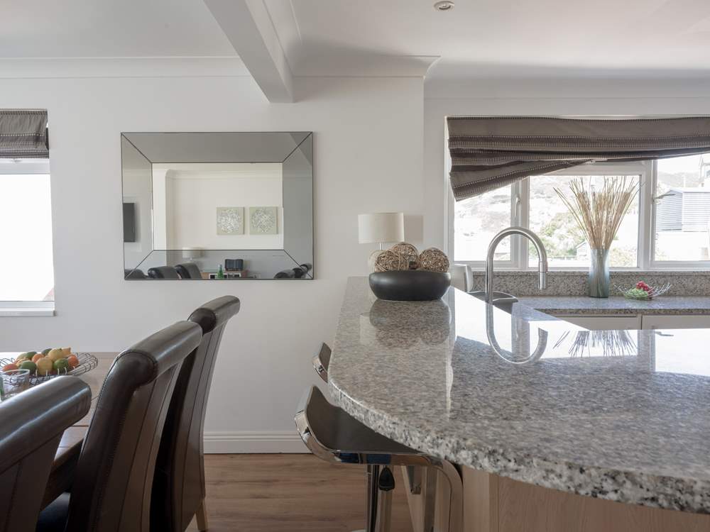 Once the chef has cooked up a feast the table offers the perfect setting for a family feast.