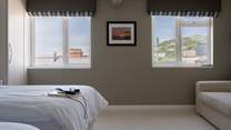 The twin bedroom also offers a sofa bed option.
