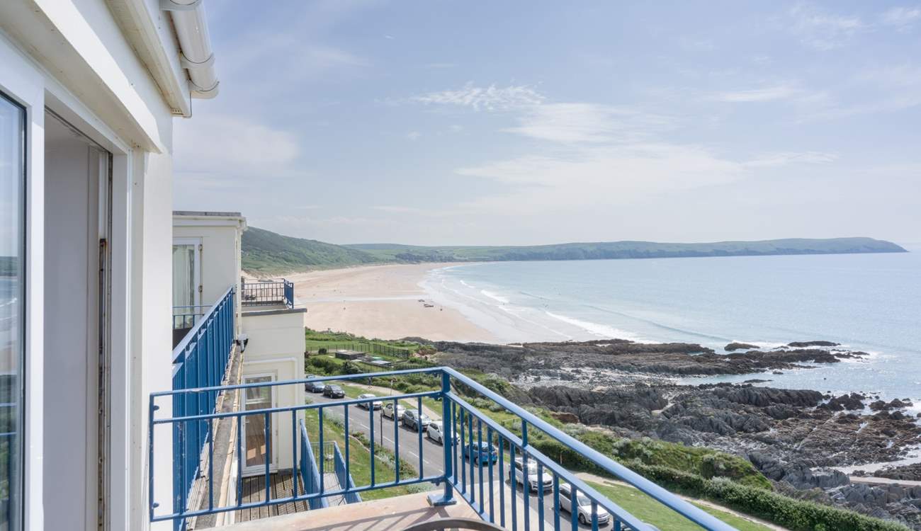 Head out for a morning run from Woolacombe to Putsborough beach.