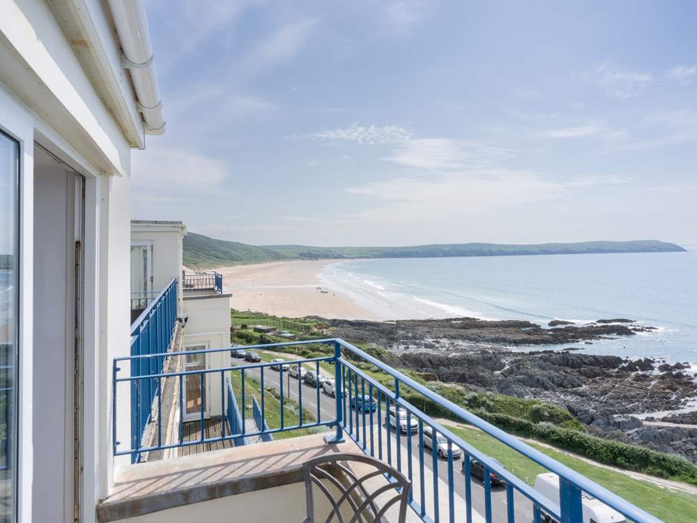 Head out for a morning run from Woolacombe to Putsborough beach.