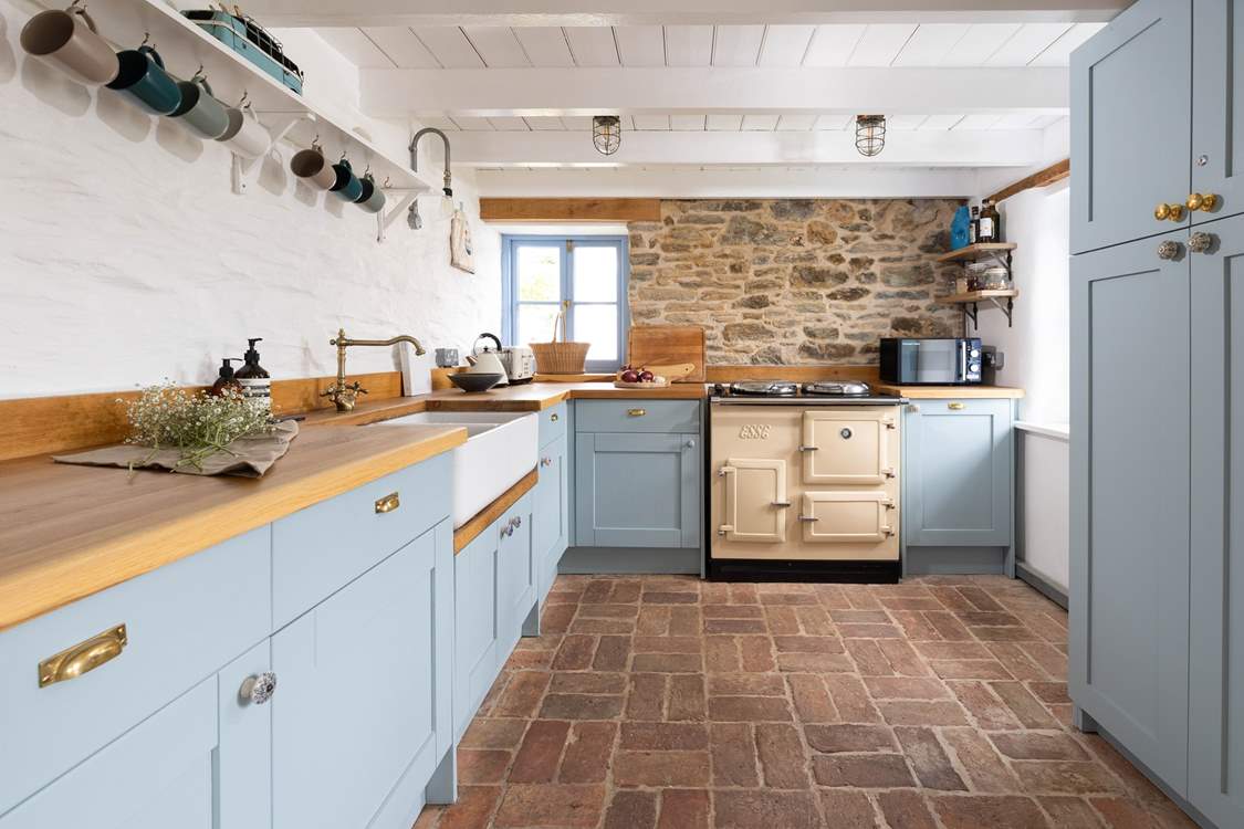 The charming cottage kitchen for all your culinary needs.