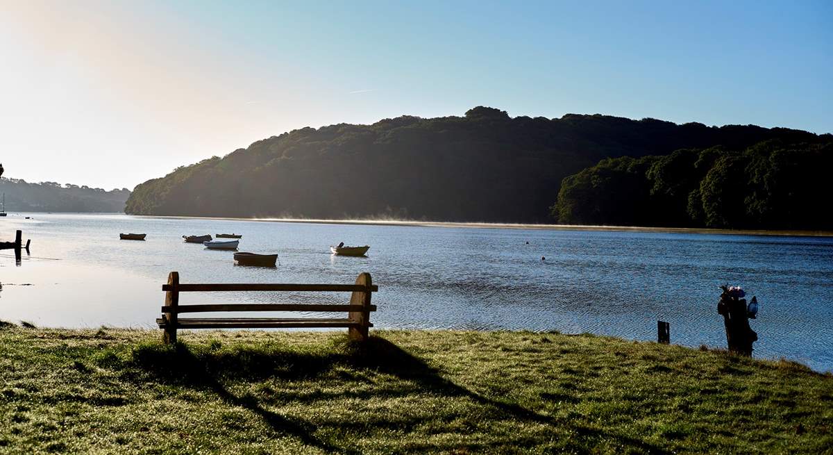 The creek is stunning any time of year, such a tranquil spot and only moments from your front door.