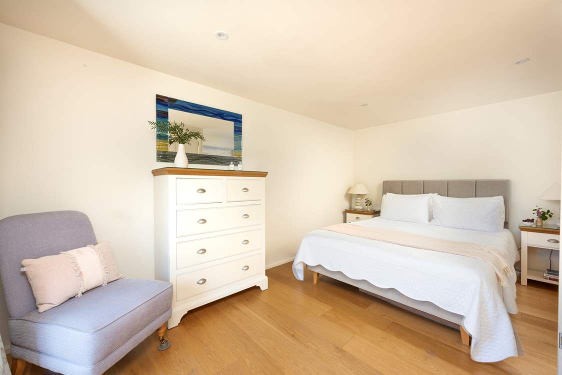 There are two charming bedrooms at The Milk Shed.