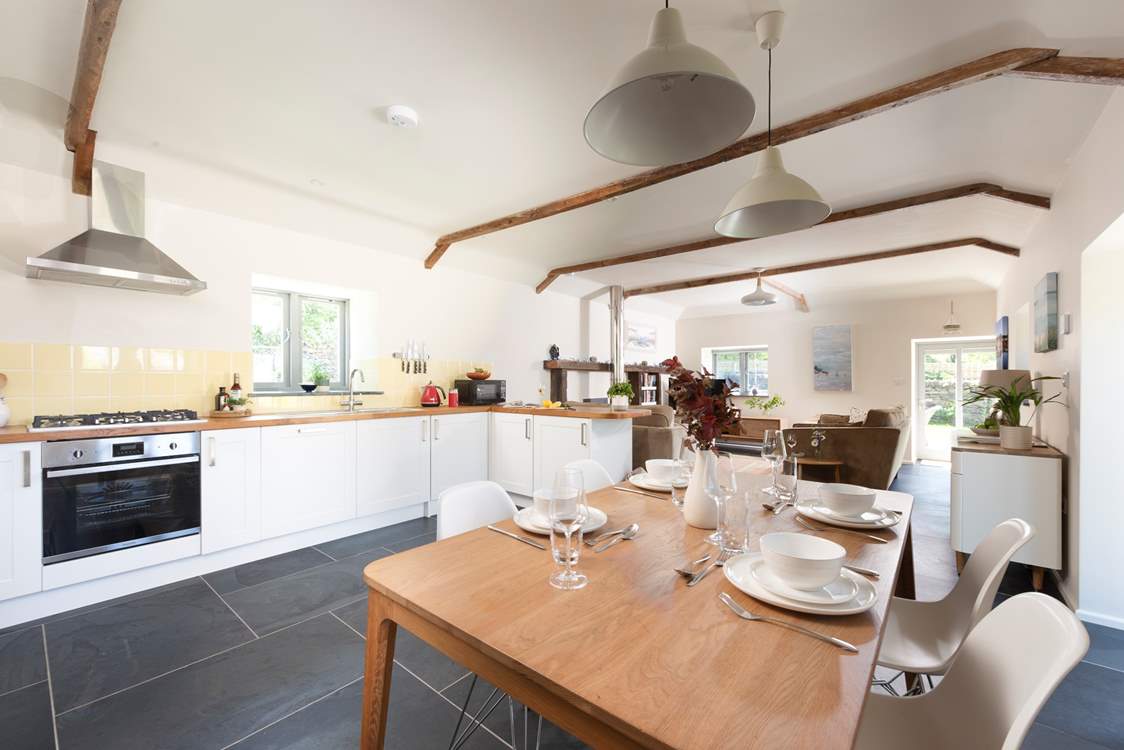 Open plan living ensures you make the most of time together.