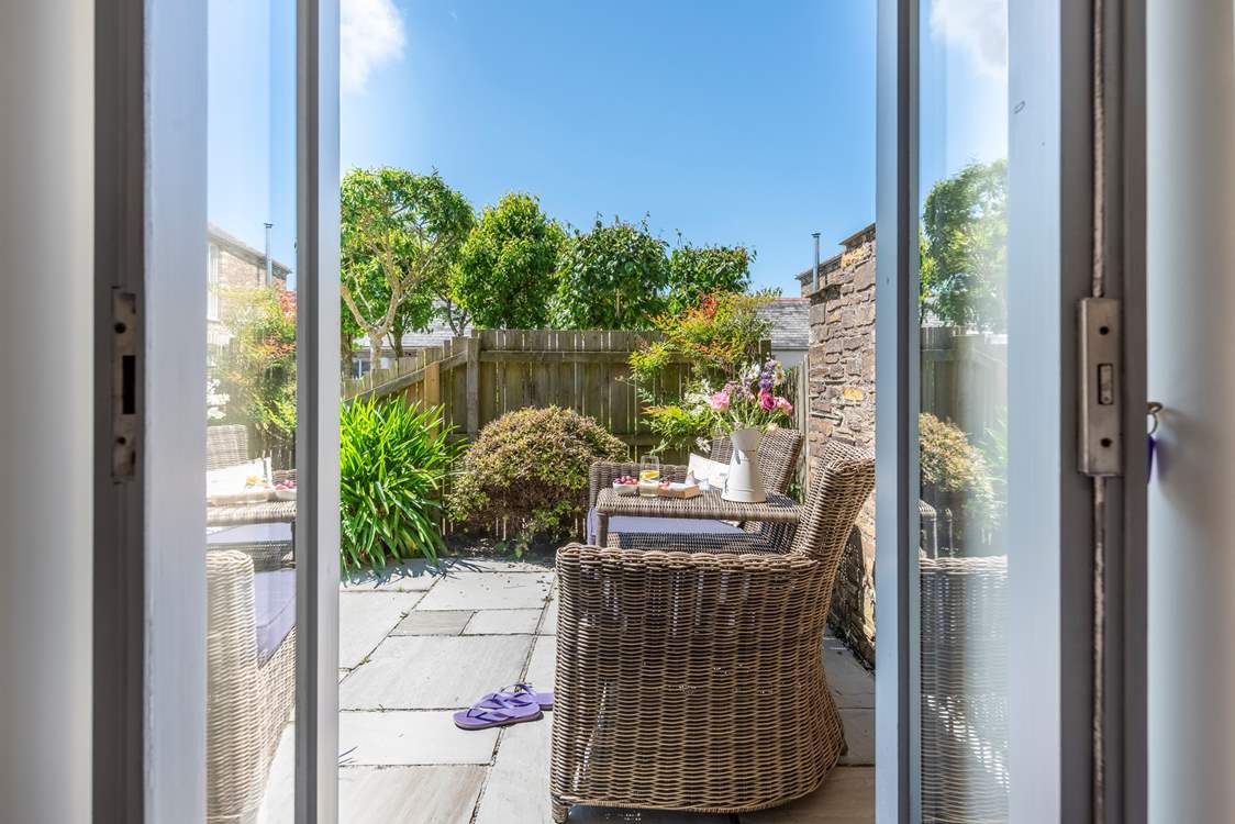 The place to unwind with a good book and a morning cuppa.