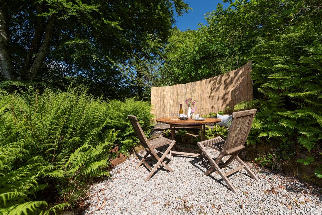 There's a choice of al fresco spaces for dining. On the higher terrace you can cook up a feast on the barbecue.