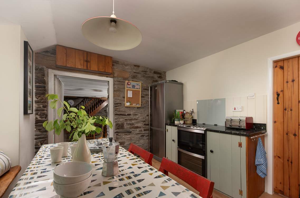 Set yourself up for the day with a Full English served up in the kitchen/dining-room.