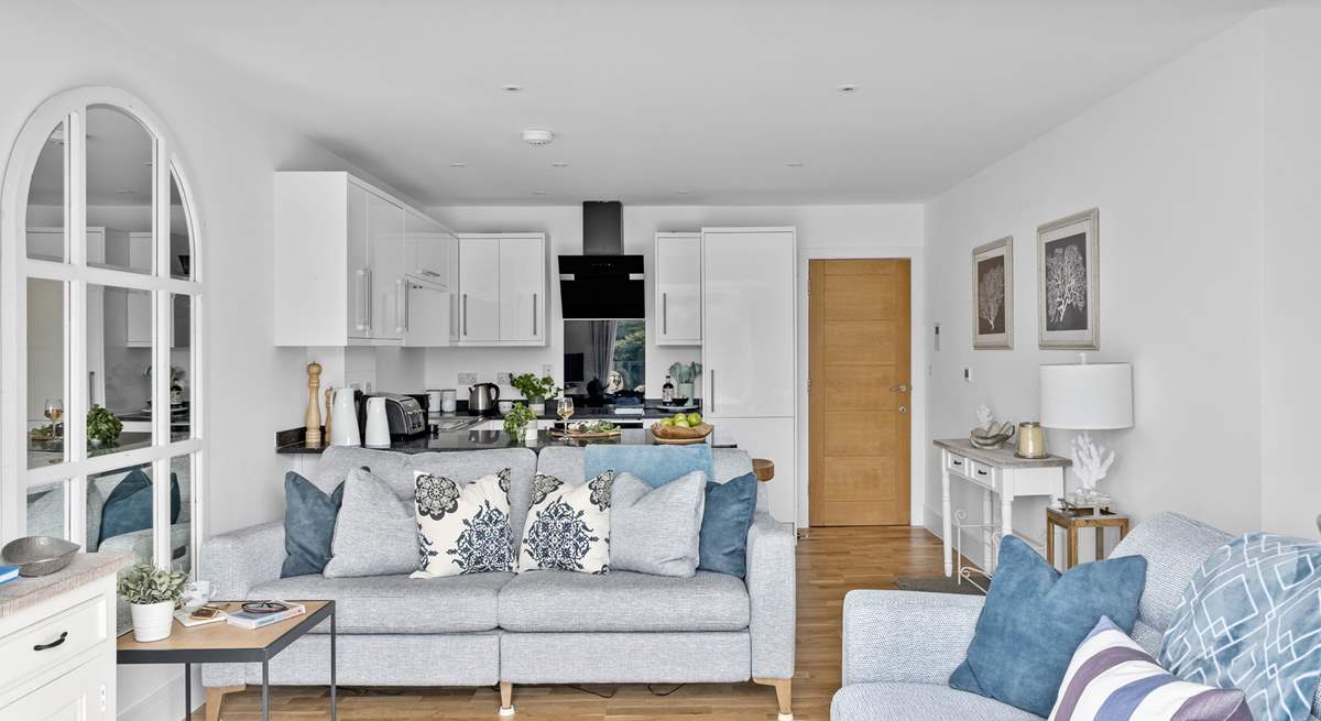 Open plan living is the order of the day.