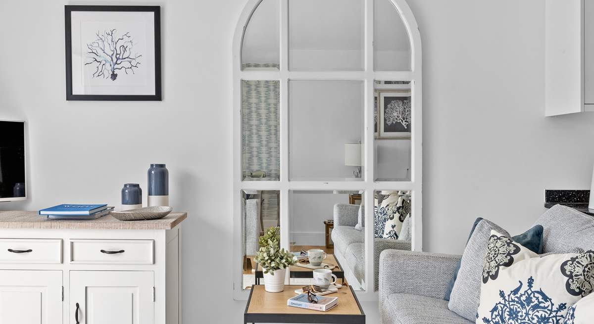 The interiors are immaculate and the colours perfectly complement the setting.
