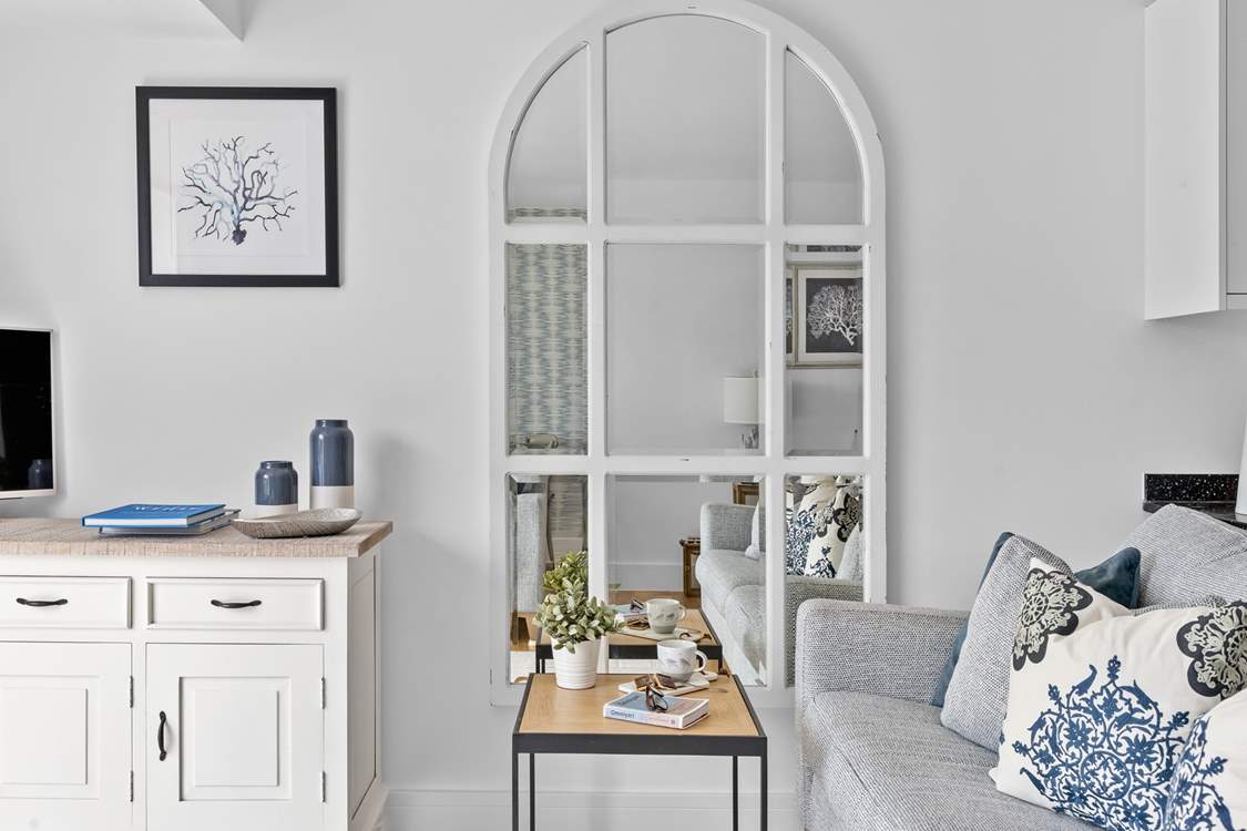 The interiors are immaculate and the colours perfectly complement the setting.