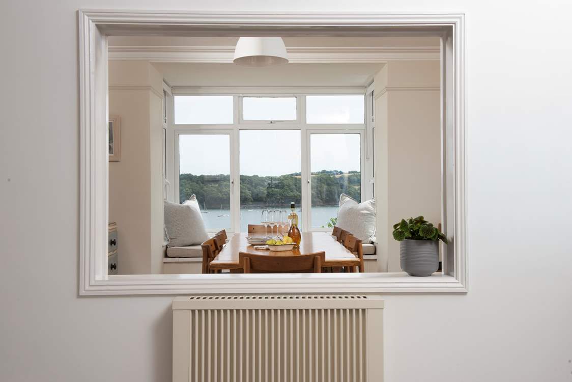The chef may get distracted by the wonderful view!