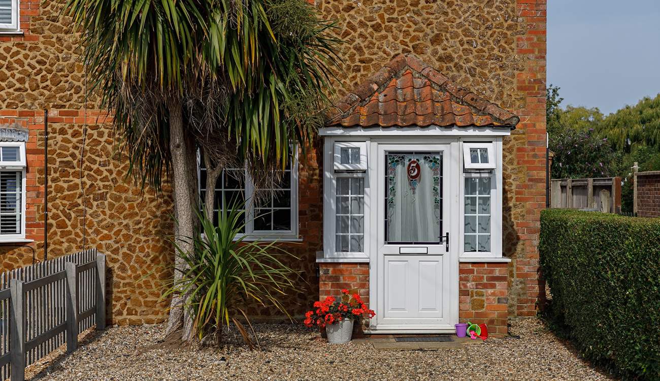 Located in a row of pretty Carrstone cottages.