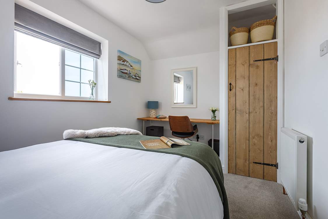 A quiet corner in bedroom 2, perfect if work calls.