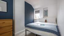 Cool and inviting colours in bedroom 3.