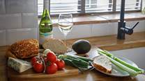 Choose local produce from farm shops for a holiday treat. 