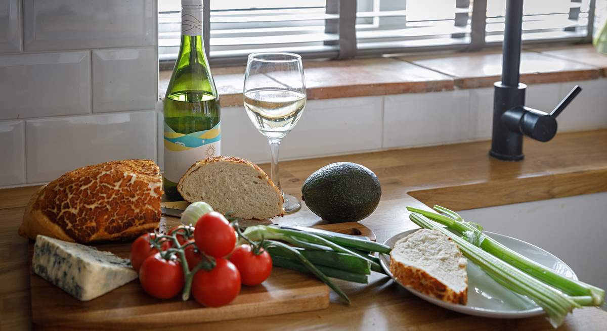 Choose local produce from farm shops for a holiday treat. 
