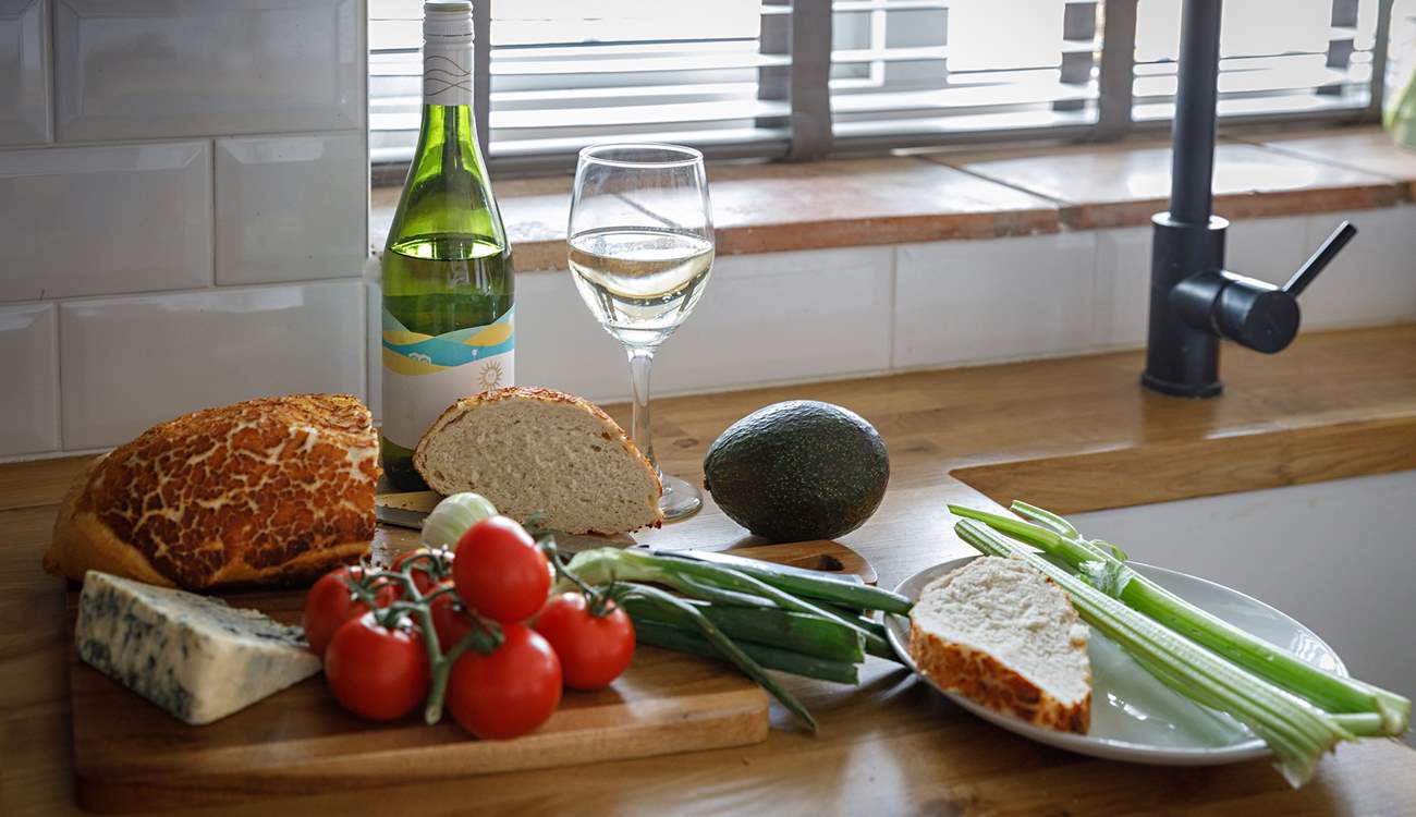 Choose local produce from farm shops for a holiday treat. 