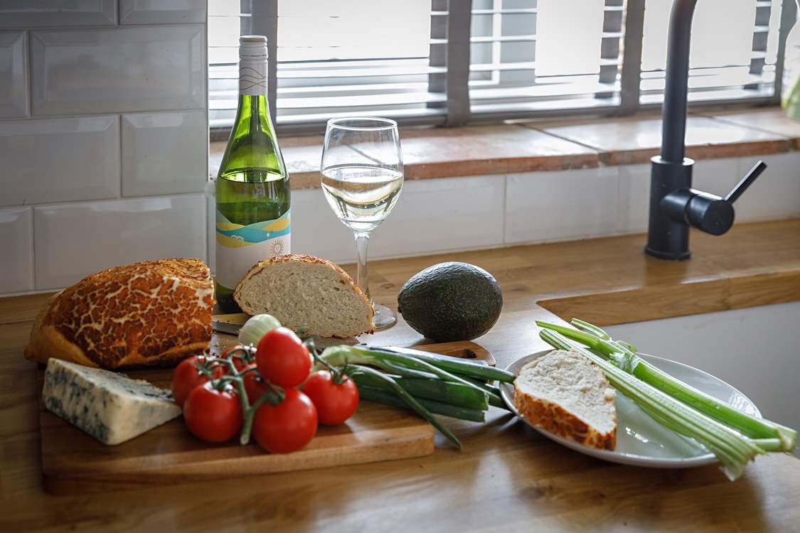 Choose local produce from farm shops for a holiday treat.