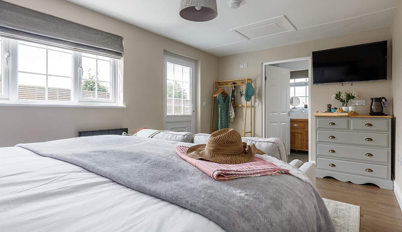 The annexe is a blissful retreat.