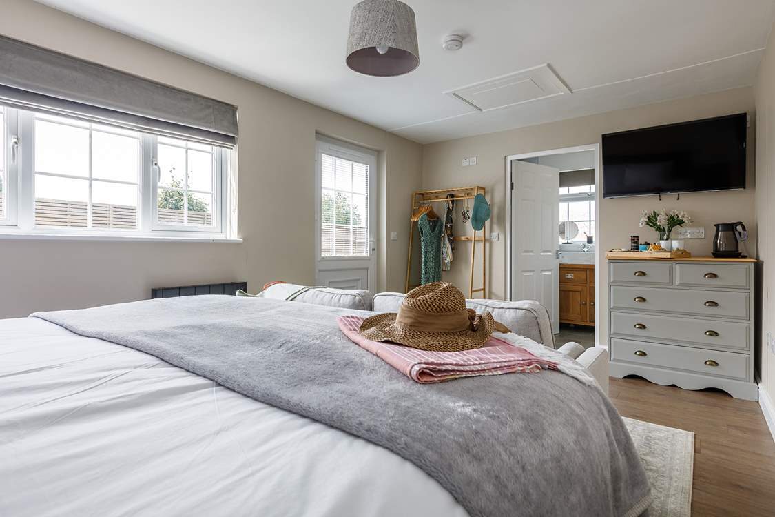 The annexe is a blissful retreat.