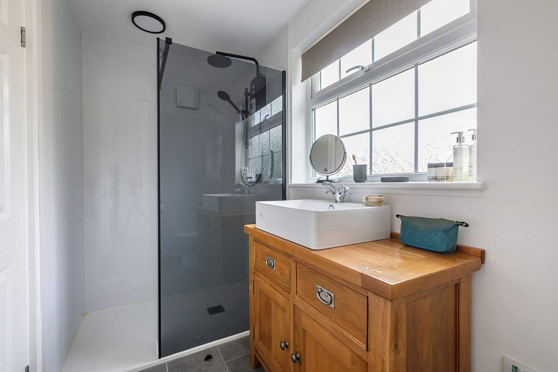 The stylish Shower room.