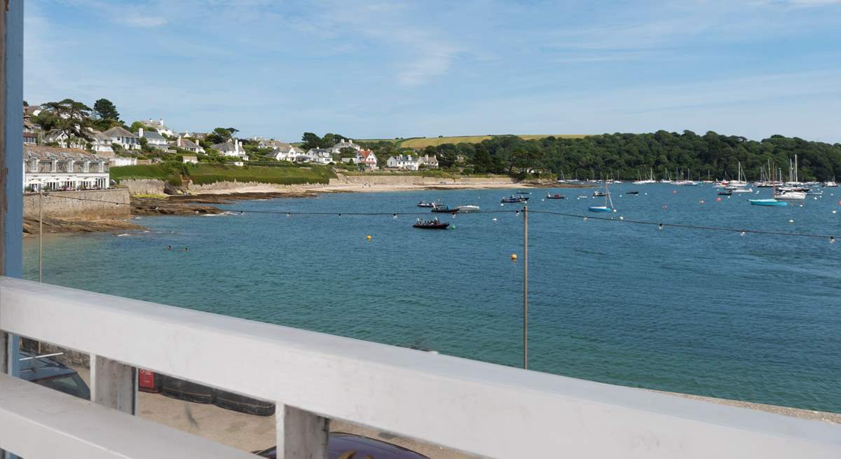 The view from the double bedroom takes in beautiful Summers beach to the left...