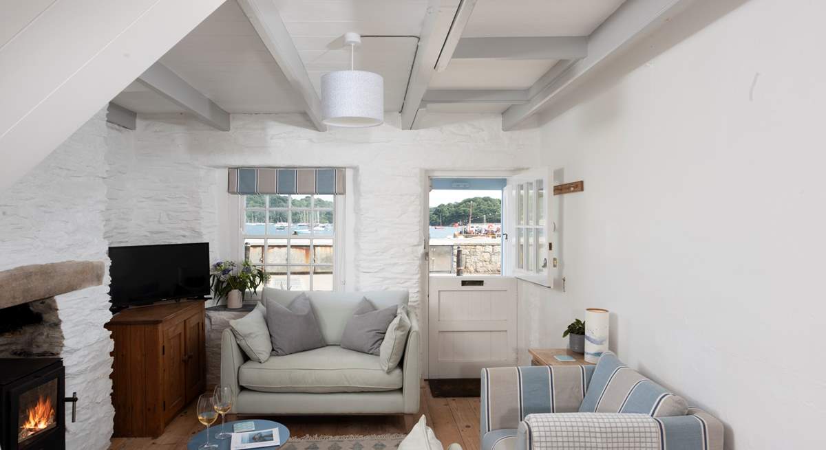 Furnished in pastel shades to match the seaside location. 