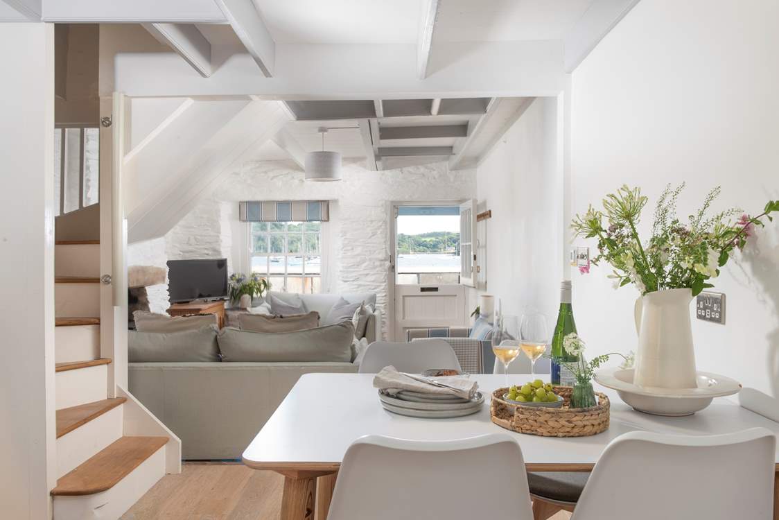 Perfectly positioned and aptly named, Quayside sits overlooking the harbour in the bustling seaside village of St Mawes.