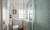 The shower-room makes creative use of the bijou space.  - Thumbnail Image