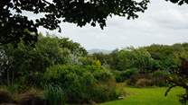 Enjoy the one and a half acres of landscaped gardens. 