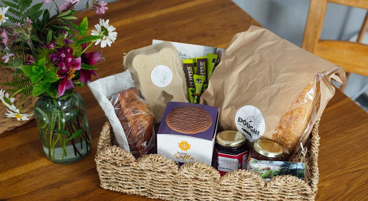 Enjoy the splendid welcome basket.  
